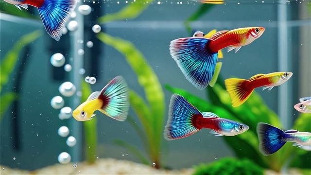 рыбки гуппи