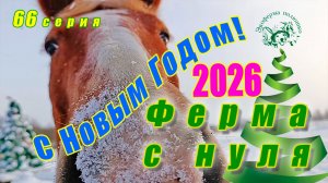 Новый 2026 год лошади! / Конный поход 1-го января / Ферма с нуля серия 66