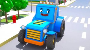 Мультики про машинки трактор