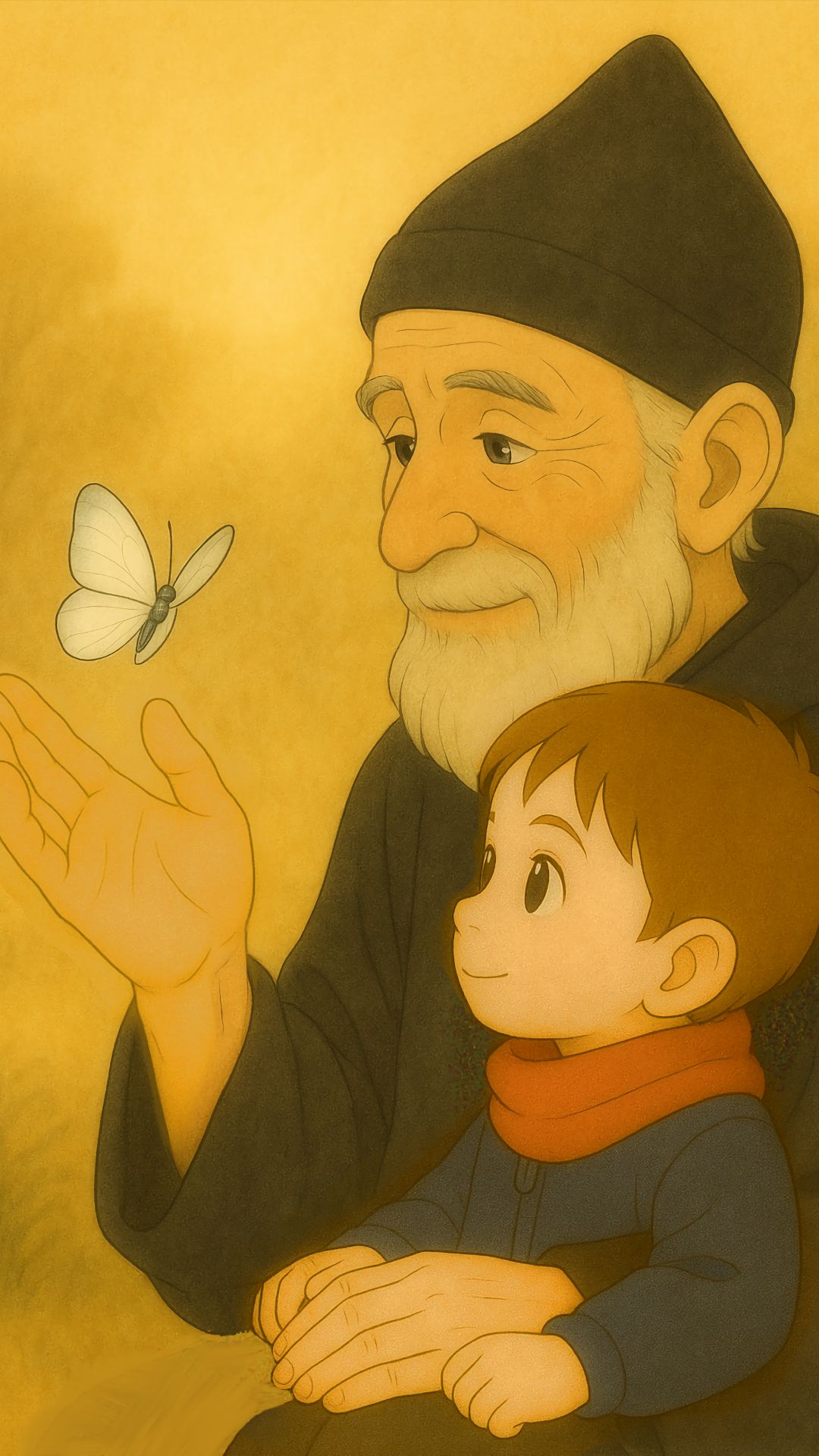 Монахов Ров. Дети у преподобного Никиты Рославльского.