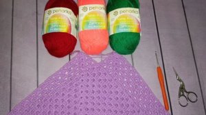 Отвечаю на вопросы про плед. Как вяжу прямоугольные