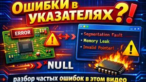 Вебинар: Указатели в C без боли: как они реально работают в микроконтроллере