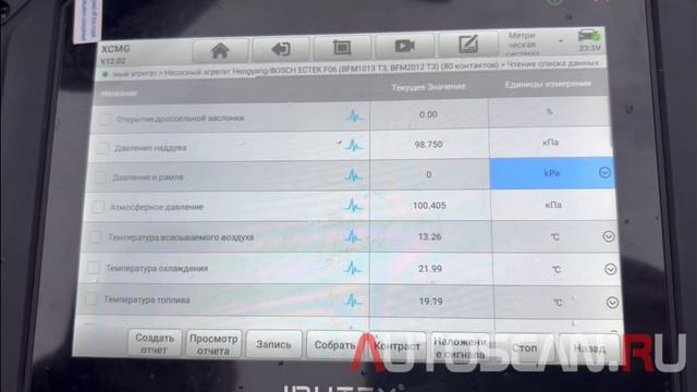 IDUTEX TS810Pro: Диагностика Погрузчика XCMG