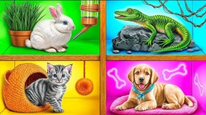 Строим Домики для Животных | Сумасшедший Челлендж!...