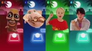 Плитки Ритма: Битва Музыкальных Хитов — Охотники на Демонов против Ритмов Джунглей! 🐼🔥