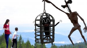 Сиреноголовый против Мы спасаем Cartoon cat Siren Head