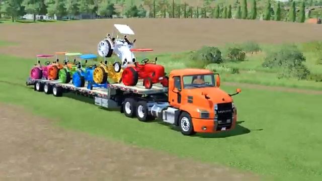 Мультик для детей .Мультики для детей и малышей про трактора и машинки . Детский мультик