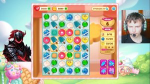 тёмный рыцарь смог пройти всего 1 ур. в мине игре кошмар в далене сладостей. 21 серия.