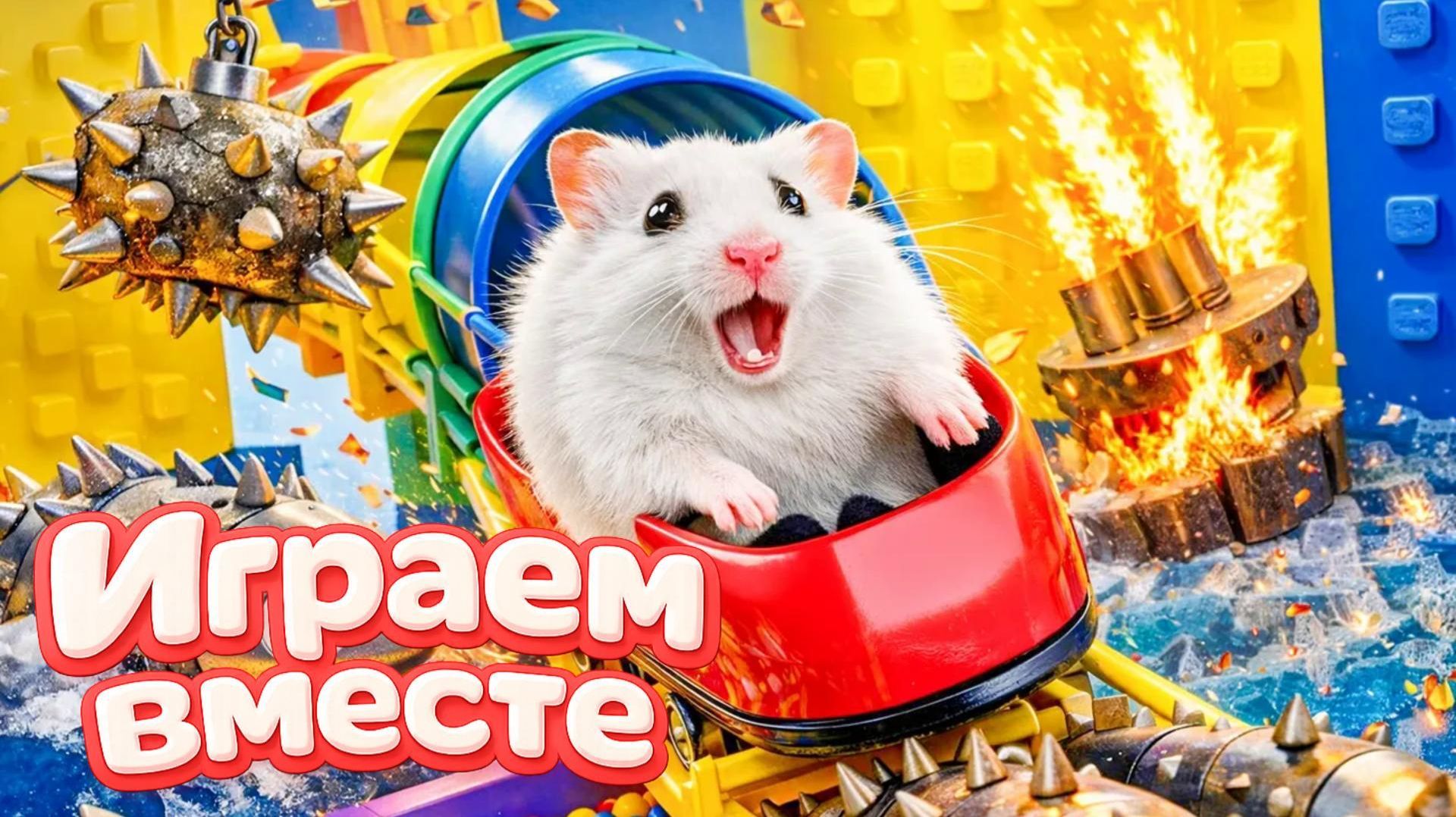 ХОМЯК ВЫБИРАЕТСЯ ИЗ СЕКРЕТНОЙ ХОМЯЧЕЙ ТЮРЬМЫ 🟢 Играем ВМЕСТЕ 🟢 Помогаем выбраться из лабиринта