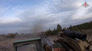 Боевая работа расчета ЗУ-23 ГрВ «Запад»