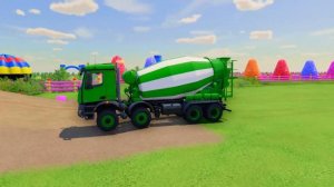 Перевозка полицейских машин, скорой помощи и пожарных на поезде — Фермерский Симулятор 🐼🔥