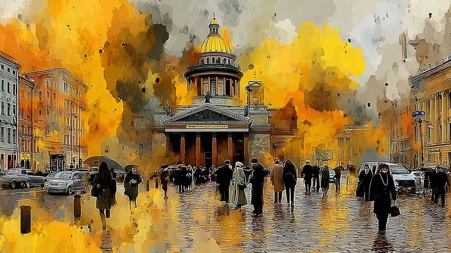 Желтая Нева - песня призрачного города