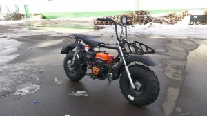 Мотоцикл СПРИНТ (Ижтехмаш) на колесах 10" (резина 23х7-10"). В продаже.