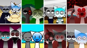 Incredibox - Sprunki но MIX Wenda и Gray В ВСЕ Different Parasprunki Моды