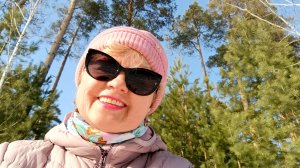 Весенняя прогулка к  сосновому лесу.