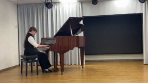 Загарских Юлианна, ДШИ № 76, А. Гедике Этюд ор. 36, № 26