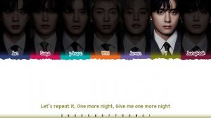 BTS- One More Night lyrics
