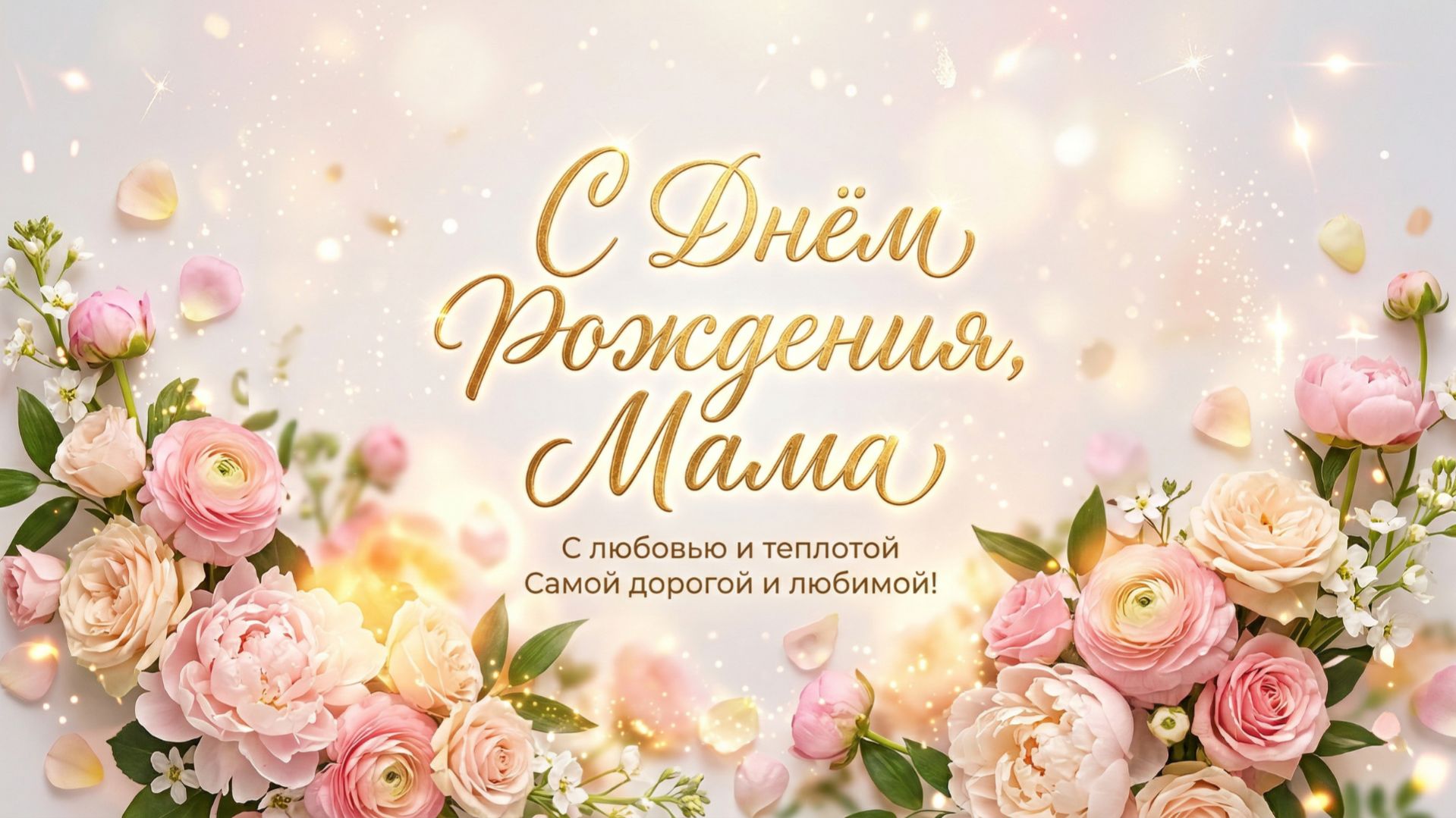 С днем рождения, мама! - Красивая песня-поздравление (Трогательный романс)