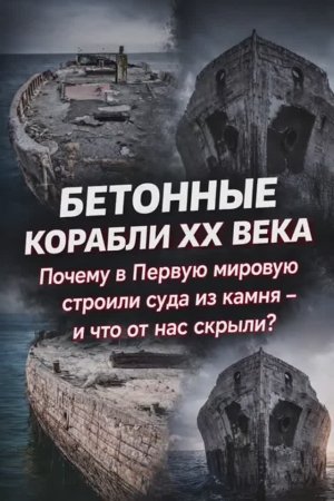 Почему в первую мировую строили суда из камня и что от нас скрыли ? Часть 1