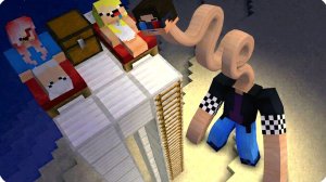 🥺НАС ПРЕСЛЕДУЕТ ШЕДИ ДЛИННАЯ ШЕЯ в МАЙНКРАФТ! НУБИК