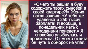 ИСТОРИИ ИЗ ЖИЗНИ|Содержать твоих сыновей в своей квартире?|РЕАЛЬНЫЕ ИСТОРИИ|ЖИЗНЕННЫЕ ИСТОРИИ