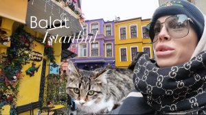Балат Район с цветными домами и добрыми людьми Бесплатные угощения Котики Музыка Вкусная прогулка