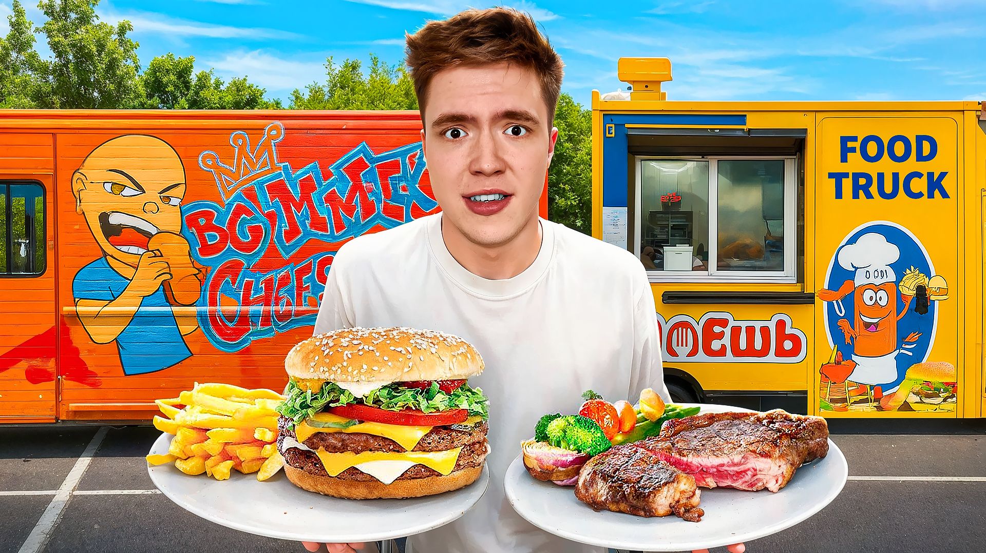 Я Ел ТОЛЬКО Еду из ФУДТРАКОВ 50 часов ПОДРЯД!