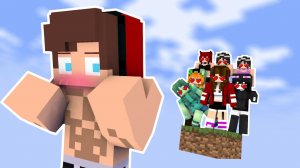 ПРИКЛЮЧЕНИЯ ДЖЕЙ ДЖЕЯ НА ОДНОМ БЛОКЕ С ДЕВУШКАМИ МОНСТРАМИ - МАЙНКРАФТ МУЛЬТИКИ