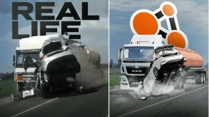 Аварии на реальных событиях в beamng drive #35