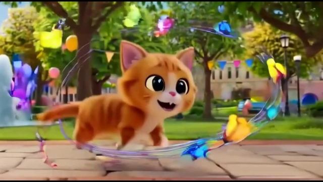 Котик Прыг-Прыг  Весёлая песенка для детей