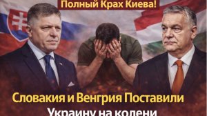 Полный Крах Киева! Словакия и Венгрия Поставили Украину на колени