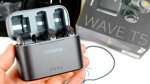 Maono WAVE T5: САМЫЙ ПОПУЛЯРНЫЙ беспроводной МИКРОФОН!