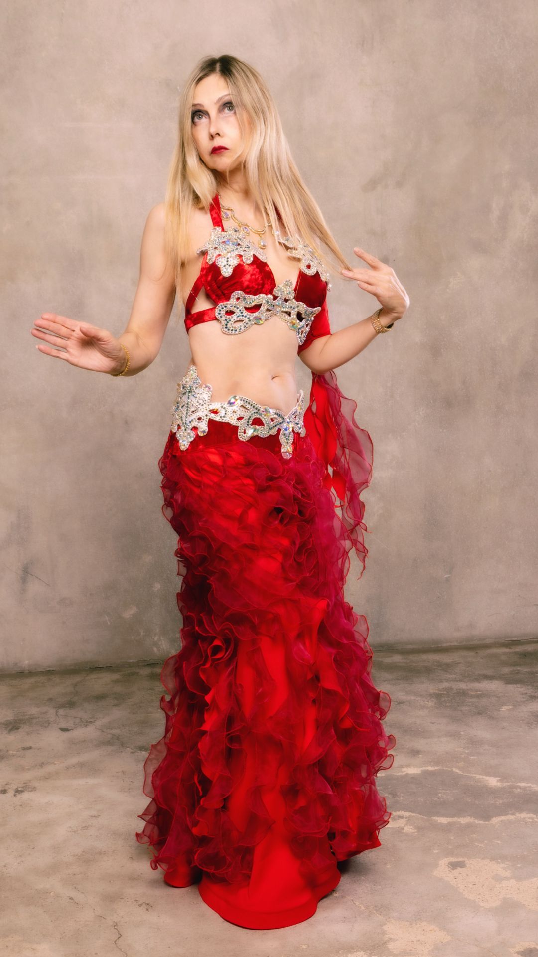 ГОРЯЧЕЕ СЕРДЦЕ восточный костюм от Тани Морозовой