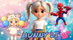 ✨РАЗВИВАШКА✨ Малышка Диана и Человек-паук. Большое маленькое. HUNNY DI💕