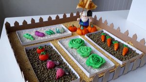 ПОДЕЛКА НА ТЕМУ ОСЕНЬ Самый богатый урожай 🍅🥒🥕 Поделка огород