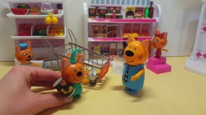 🐱🚗 Три Кота едут в магазин | Большой поход за покупками | Новая серия для детей