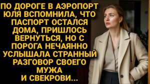 Вернулась за паспортом. Нечаянно услышала разговор мужа со свекровью