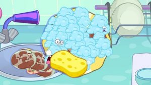 Простоквашино/Почемучки/Зачем мыть грязную посуду?