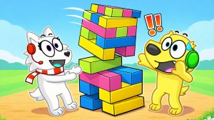 😱 ТАЙЛЕР против СНЕЖКА в ГИГАНТСКОЙ ДЖЕНГЕ! (Roblox Битва)