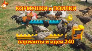 Кормушки и поилки для кур своими руками 240 🪚✂️ Пошаговая инструкция как сделать 🐔 🐓❣️