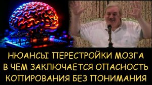 ✅ Н.Левашов. Нюансы перестройки мозга. В чем заключается опасность подражания без понимания