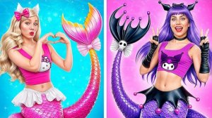 🍿 Hello Kitty и Куроми стали Русалками | Экстремальное Преображение Челлендж от Multi DO Girls