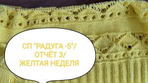 СП "РАДУГА-5"/ ОТЧЁТ 3. ЖЕЛТАЯ НЕДЕЛЯ/ ДЖЕМПЕР СПИЦАМИ/ УЧАСТНИК 11