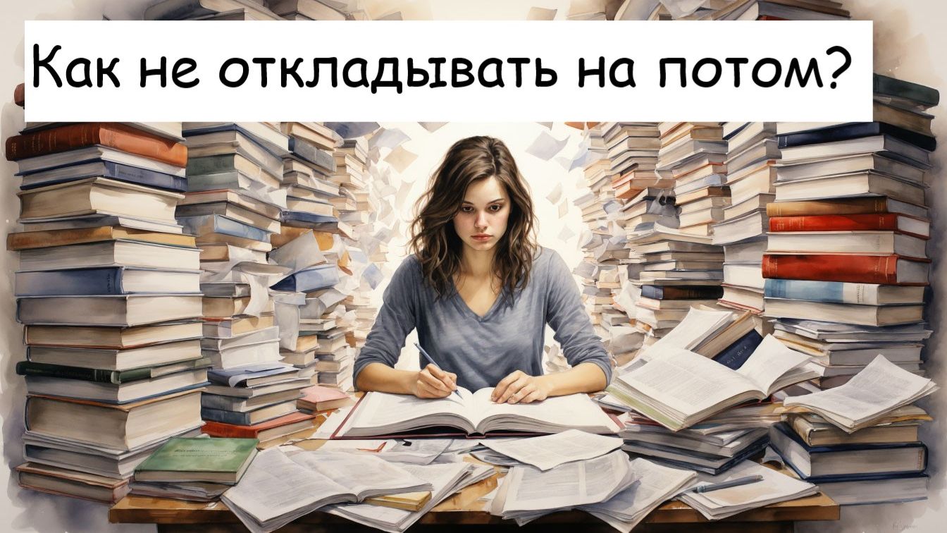 Как перестать всё откладывать на потом