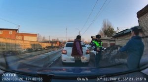 Часть- 1.Помогли Человеку Уйти С Дороги В Месте С Экипажам  ДПС(Подольск)