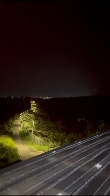 Hypersonic Missile Maneuvering Over Israel Before Hitting Target