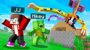 ДЖЕЙ ДЖЕЙ И МАЙКИ СБЕГАЮТ ОТ МОНСТРА - МАЙНКРАФТ МУЛЬТИКИ