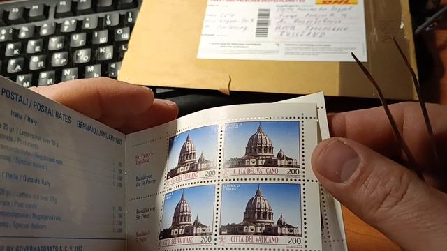 Марки Ватикана.подарок от Романа. Филателия марки хобби stamp philately hobby