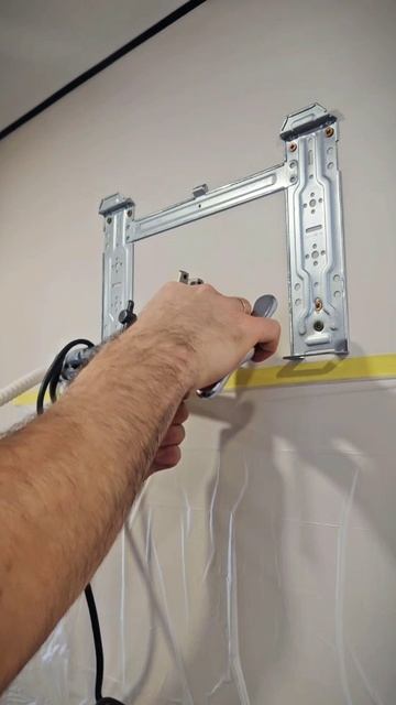 как установить кондиционер на закладную трассу #монтаж #кондиционера #нск