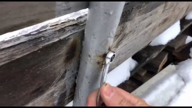 Горелка газовая TurboJet TJ74-B Откручиваем ржавую гайку